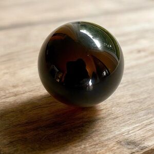 Volcanic Obsidian Sphere